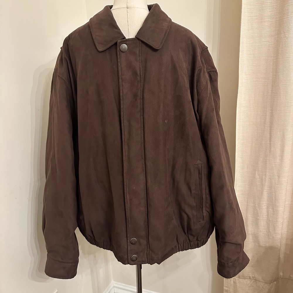 Weatherproof Men's Dark Brown Bomber Jacket